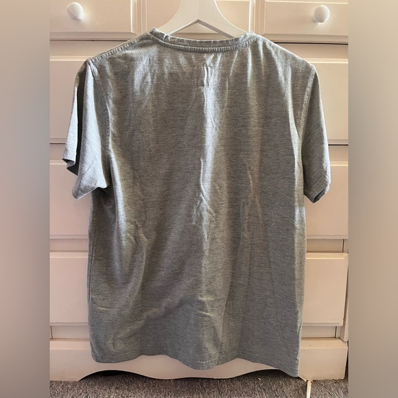 Grey Tee With Speckled Pocket - Picture 3 of 3